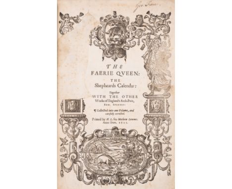 Spenser (Edmund) The Faerie Queen: The Shepheards Calendar: Together with the Other Works of England's Arch-Poët, Edm. Spense