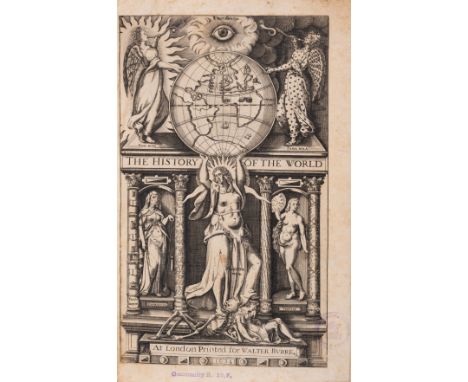 Raleigh (Sir Walter) The History of the World, first edition, initial "The Minde of the Front" f. (lower-margin extended), en