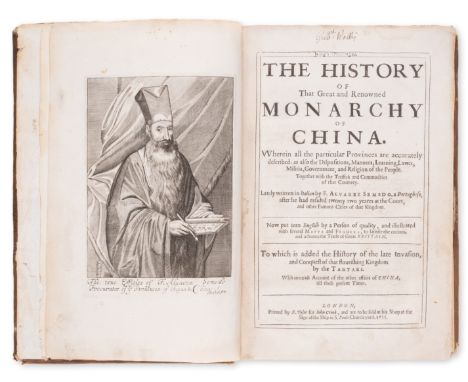 China.- Semedo (Alvaro) The History of that Great and Renowned Monarchy of China, 2 parts in 1 vol., first edition in English