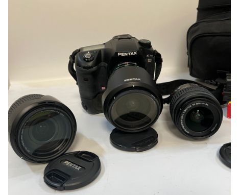 Sony CMOS DSC-R1 10:3 mega pixel digital camera with a Jessops ultra filter 67mm Pentax k 10 digital camera with two addition