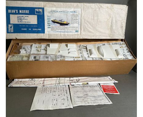 A Deans Marine 1/24 scale model kit of a Thornycroft Air Sea rescue launch boat radio control ready 