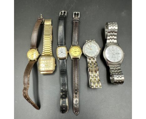 A selection of ladies and gents wristwatches various makers to include Sekonda Timex and Lovus 
