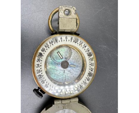 A vintage British military compass by Stanley of London 