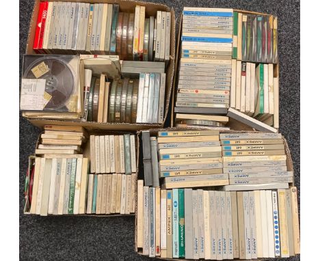 Media - a large quantity of used reel to reel recording tapes, various makes including Scotch, BASF, Ampex, Radio Shack, Ilfo