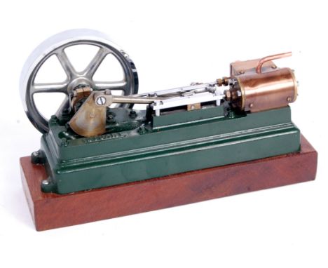 Stuart Turner S50 small mill type engine 5/8 inch bore x 1 1/4 stroke with chromed flywheel and cross head guides, well finis