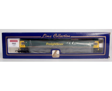 A Lima Collection L205284 class 66 Co-Co locomotive Freightliner green No. 66504 (M-BNM), special edition 750 Rail Express