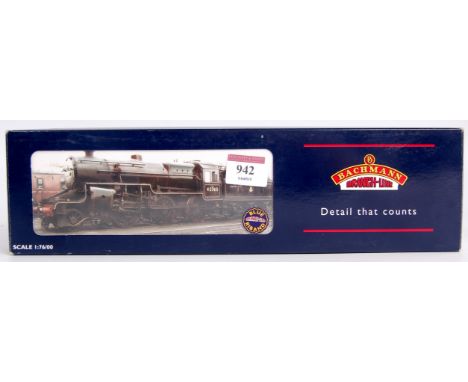 A Bachmann 32-177 BR lined black 'Crab' 2-6-0 engine and tender (M-BNM)