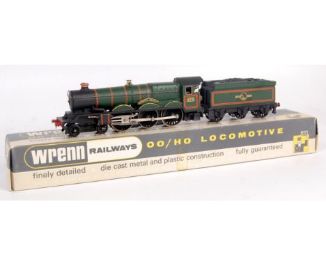 Wrenn railways W222, BR green 'Cardiff Castle' engine and tender, with instructions (G-BG)