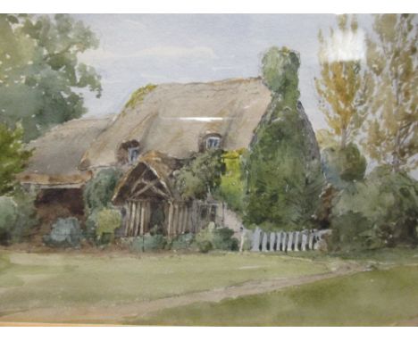 Rear Admiral Sir Charles Burrard (British, 1793-1870) - Mr Park's Cottage, inscribed on the reverse "Burley - New Forest - 18