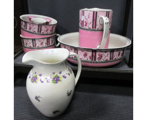 Wilkinson Spring pattern wash set and other similar china wares  