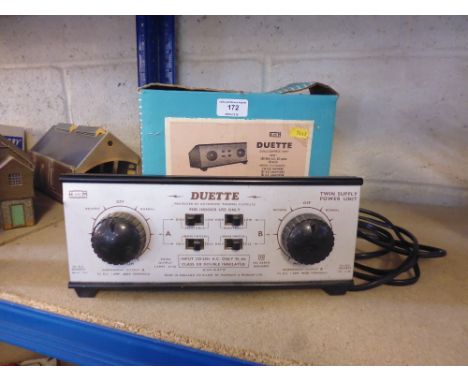An old Duette Dual Control model train controller 