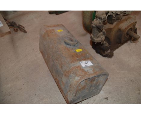 A stationary engine fuel tank
