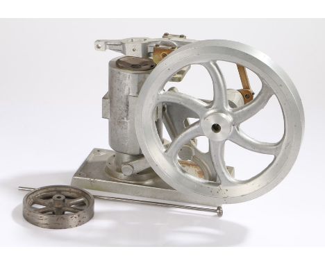 Rider Ericsson live steam engine, unpainted, 25cm high