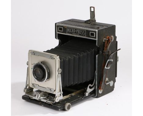 Micro-Press camera, 5 x 4, Ross London 5 1/2  f/4.9 xpres, No 93296