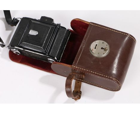 Zeiss Ikon folding camera, in black