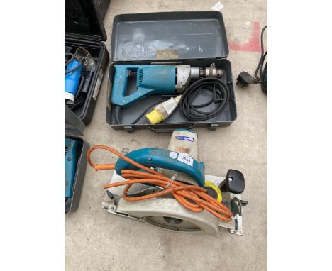 TWO POWER TOOLS INCLUDING A WOLF CIRCULAR SAW 