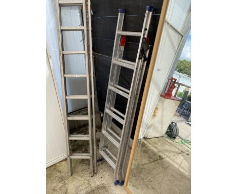AN ABRU THREE WAY COMBINATION LADDER 