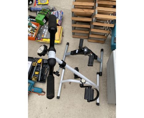 TWO MANUAL PEDAL EXERCISE MACHINES 