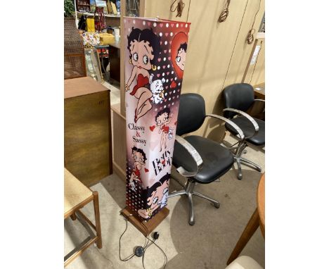 A BETTY BOOP FUN &amp; FLASHY FLOOR LAMP 