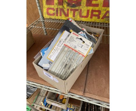 A BOX OF NEW OLD STOCK AND FURTHER TOOL PARTS, BOSCH ETC 