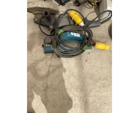 TWO POWER TOOLS - MAKITA BELT SANDER AND GRINDER 
