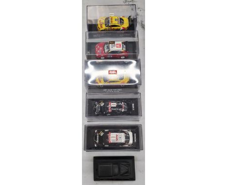 SIX MODEL VEHICLES TO INCLUDE A MORRIS MINOR VAN, AUDI TT-R, CITROEN XSARA, ETC., 
