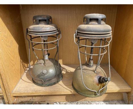 TWO VINTAGE TILLEY LAMPS 