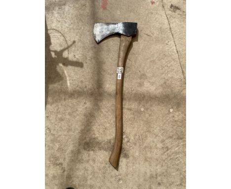 A LARGE VINTAGE AXE 