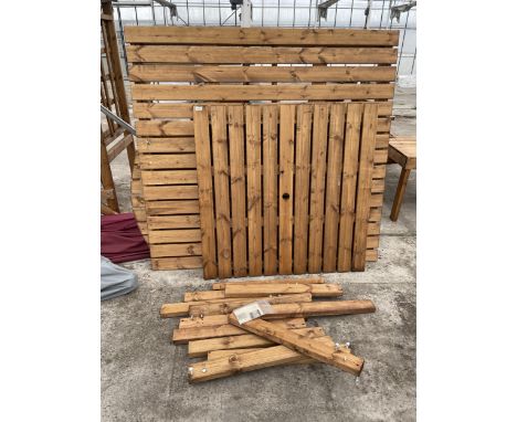 AN AS NEW EX DISPLAY CHARLES TAYLOR, THREE VARIOUS SQUARE GARDEN TABLES COMPLETE WITH LEGS   *PLEASE NOTE VAT TO BE CHARGED O