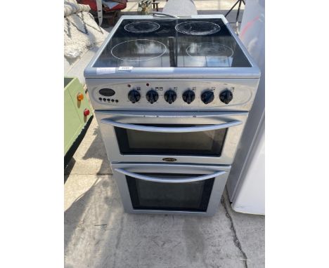 A BELLING ELECTRIC COOKER WITH CERAMIC HOB 