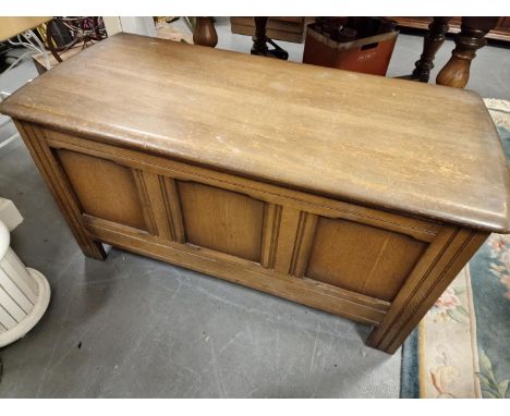 Light Oak Old Charm Style Blanket Box