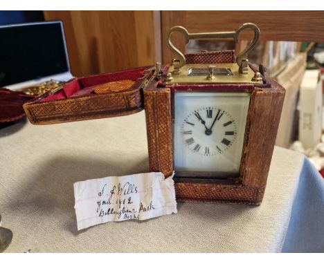 Antique French Carriage Clock - likely Armand Couaillet