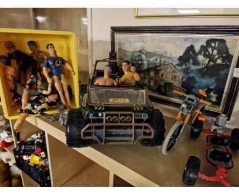 Collection of Modern Action Man Toy Figures and Vehicles