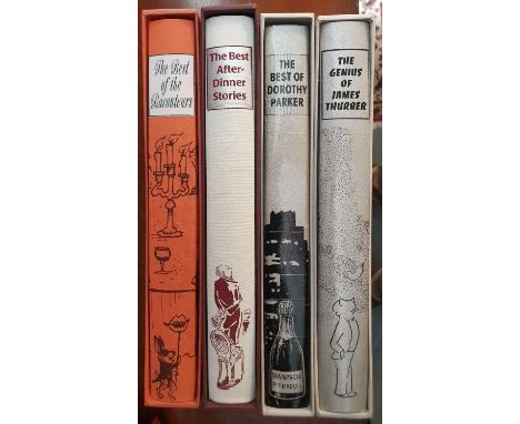 Set of 7 Folio Society cased hardback humour and poetry collections, comprising 'the Best of the Marx Brothers' (2007), 'the 