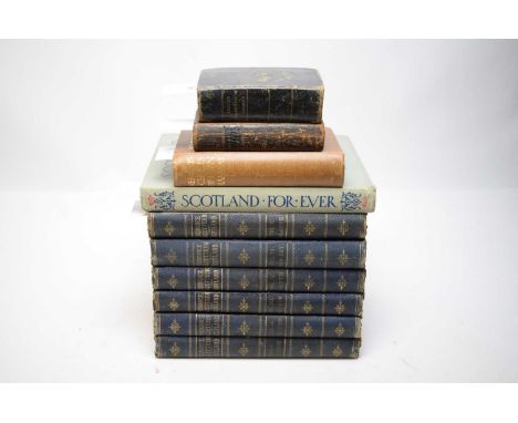 Volumes I-VI of Ordnance Gazetteer Scotland; together with other books including Scotland Forever, published for the Glasgow 