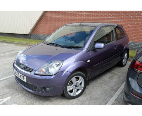 A 2008 Ford Fiesta Zetec Climate, Purple, 1388cc petrol, 3 door. 1 owner from new, full service history, current MOT, approxi