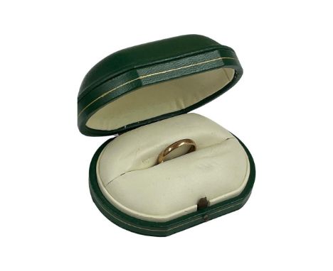 Vintage solid gold wedding band. 
