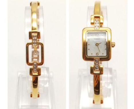 Gold Plated Sekonda Classique Ladies Watch. Comes with matching bangle. Quartz Movement. Excellent Condition.  In Original Bo