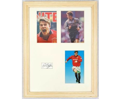 DAVID BECKHAM Autograph Signed Photo 8x10 Manchester United FRAMED Plaque COA 