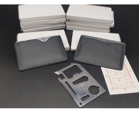 10 new and boxed survival utility tools in wallets.