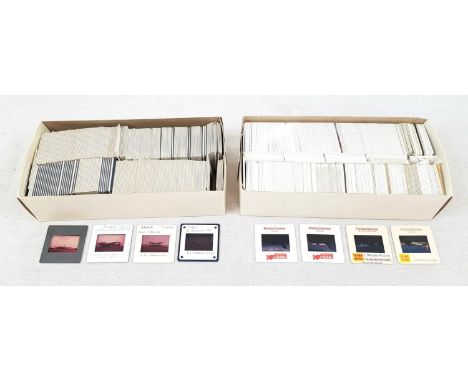 Over 500, 35mm Original Aircraft Picture Projector Slides. All slides are in numerical order - some have notes written on the