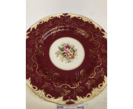 Royal worcester plaque elegant signed Mona 