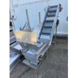Hopper Conveyor (3) 80" outfeed - dims 66w x 48l x 69h - 12" belt (LOCATED IN OZARK, AL)