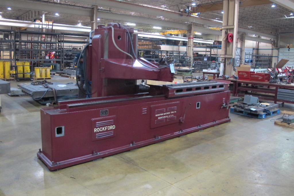 Rockford Openside Planer, Vertical & Side Heads, 22" x 72" TSlotted