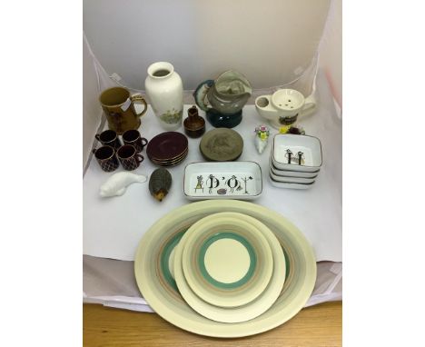 A quantity of ceramic items to inc a Royal Doulton poacher's mug, four pieces of Susie Cooper etc