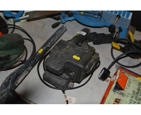 A belt sander