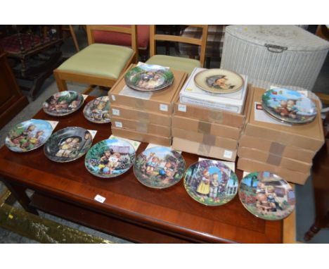 A quantity of Goebel collector's plates, some boxed with certificates