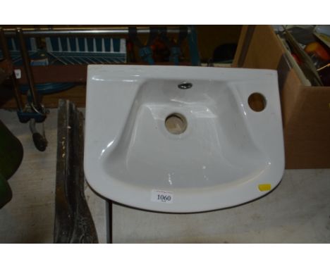 A ceramic sink