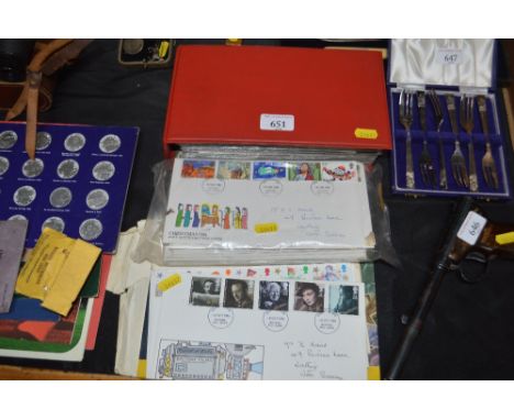 A quantity of First Day covers