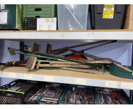 Shelf of tools, various
